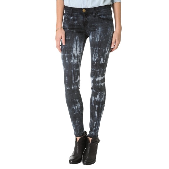 Current Elliott the ankle skinny indigo tie dye women’s jeans